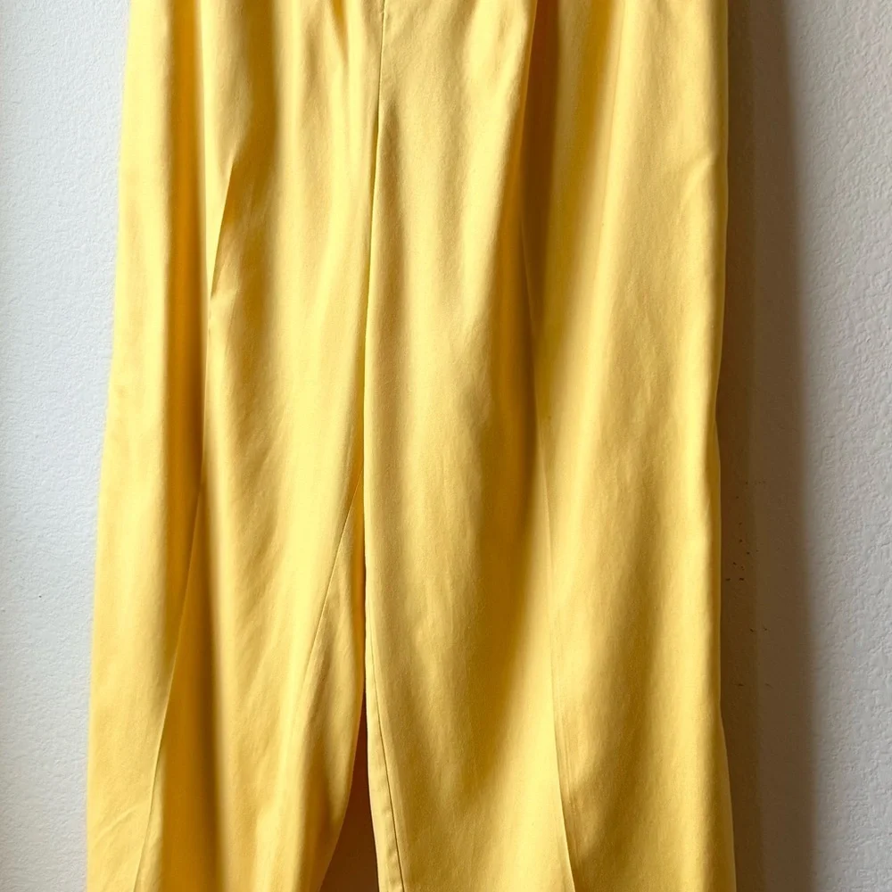 Crosby by mollie Burch Dorothy Yellow pull-on culotte pants size S